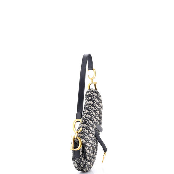 Christian Dior Medium Saddle Handbag Oblique Canvas - Picture 2 of 7